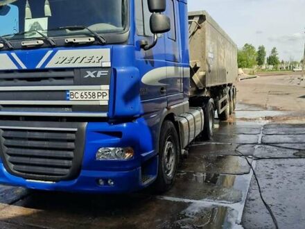 Даф XF 105 2009 у Львові на Automoto.ua Синій Даф XF 105, об'ємом двигуна 12.9 л та пробігом 1 тис. км за 24000 $, фото 1 на Automoto.ua