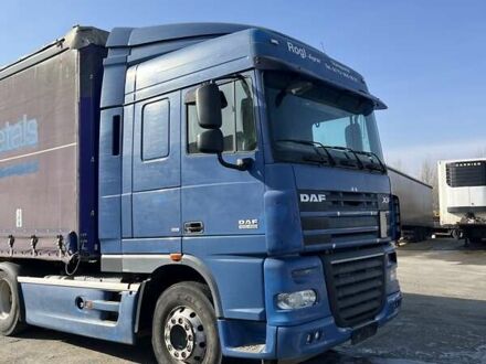 Даф XF 105 2013 в Луцке на Automoto.ua Синий Даф XF 105, объемом двигателя 12.9 л и пробегом 950 тыс. км за 15999 $, фото 1 на Automoto.ua