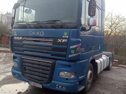 Синий Даф XF 105, объемом двигателя 12.9 л и пробегом 922 тыс. км за 11500 $, фото 1 на Automoto.ua