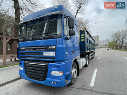 Даф XF 105 2013 в Киеве на Automoto.ua Синий Даф XF 105, объемом двигателя 12.9 л и пробегом 988 тыс. км за 15000 $, фото 1 на Automoto.ua