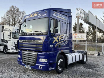 Даф XF 105 2014 в Киеве на Automoto.ua Синий Даф XF 105, объемом двигателя 12.91 л и пробегом 734 тыс. км за 38000 $, фото 1 на Automoto.ua