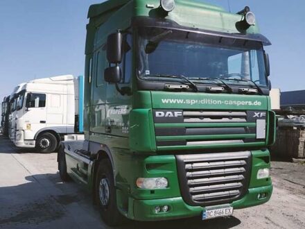 Даф XF 105 2008 у Львові на Automoto.ua Зелений Даф XF 105, об'ємом двигуна 12.9 л та пробігом 1 тис. км за 10900 $, фото 1 на Automoto.ua