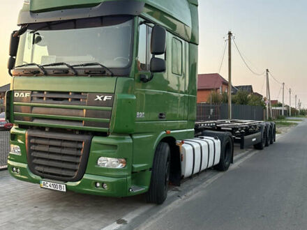 Даф XF 105 2010 у Луцьку на Automoto.ua Зелений Даф XF 105, об'ємом двигуна 12.9 л та пробігом 243 тис. км за 24000 $, фото 1 на Automoto.ua