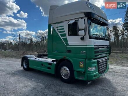 Даф XF 105 2012 в Киеве на Automoto.ua Зеленый Даф XF 105, объемом двигателя 12.9 л и пробегом 930 тыс. км за 21500 $, фото 1 на Automoto.ua