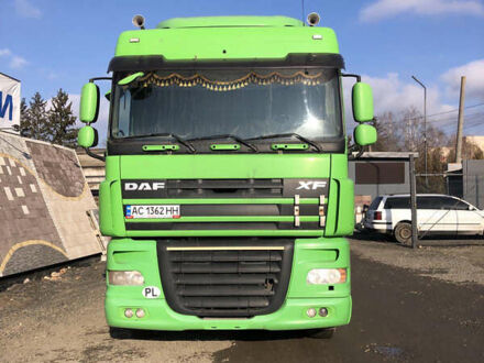 Даф XF 105 2012 в Луцке на Automoto.ua Зеленый Даф XF 105, объемом двигателя 12.9 л и пробегом 968 тыс. км за 14000 $, фото 1 на Automoto.ua