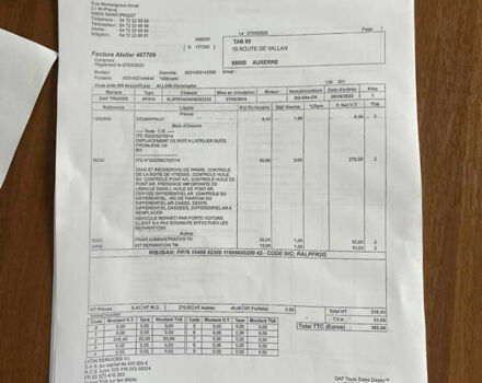 Білий Даф XF 106, об'ємом двигуна 0 л та пробігом 603 тис. км за 24200 $, фото 47 на Automoto.ua