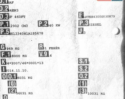 Белый Даф XF 106, объемом двигателя 12.9 л и пробегом 1 тыс. км за 19999 $, фото 50 на Automoto.ua