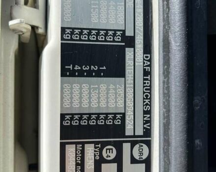 Белый Даф XF 106, объемом двигателя 12.9 л и пробегом 978 тыс. км за 19786 $, фото 7 на Automoto.ua