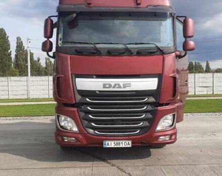 Красный Даф XF 106, объемом двигателя 12 л и пробегом 825 тыс. км за 24000 $, фото 2 на Automoto.ua