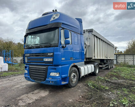 Синий Даф XF 460 FT, объемом двигателя 12.9 л и пробегом 873 тыс. км за 18900 $, фото 2 на Automoto.ua