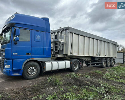 Синий Даф XF 460 FT, объемом двигателя 12.9 л и пробегом 873 тыс. км за 18900 $, фото 3 на Automoto.ua