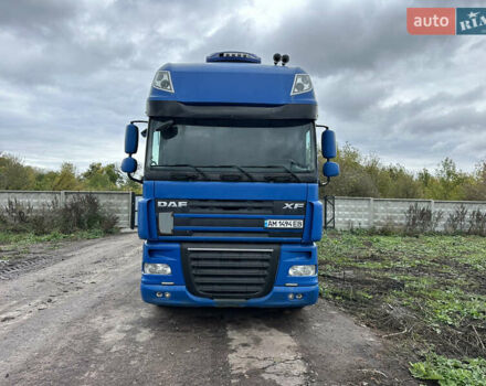 Синий Даф XF 460 FT, объемом двигателя 12.9 л и пробегом 873 тыс. км за 16800 $, фото 1 на Automoto.ua