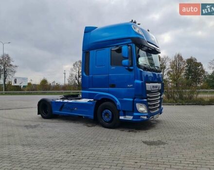 Синий Даф XF 480 FT, объемом двигателя 12.9 л и пробегом 461 тыс. км за 39800 $, фото 5 на Automoto.ua