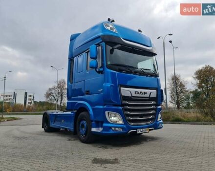 Синий Даф XF 480 FT, объемом двигателя 12.9 л и пробегом 461 тыс. км за 39800 $, фото 6 на Automoto.ua