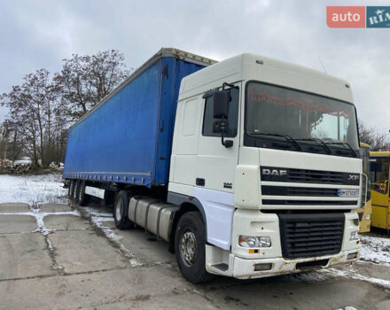 Белый Даф XF 95, объемом двигателя 12.58 л и пробегом 100 тыс. км за 11000 $, фото 2 на Automoto.ua