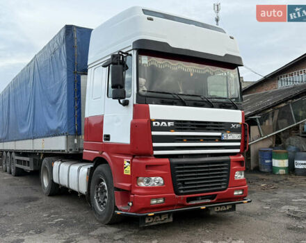 Белый Даф XF 95, объемом двигателя 12.6 л и пробегом 1000 тыс. км за 14000 $, фото 1 на Automoto.ua