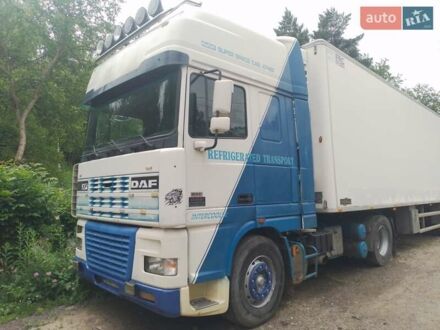 Даф XF 95 2002 в Жмеренке на Automoto.ua Белый Даф XF 95, объемом двигателя 12.58 л и пробегом 590 тыс. км за 6000 $, фото 1 на Automoto.ua