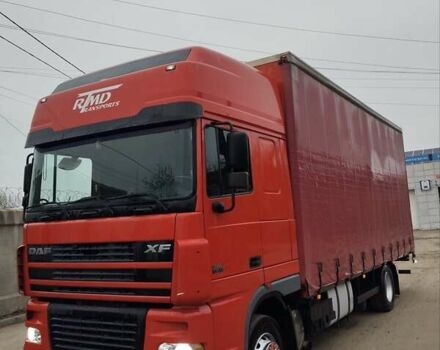 Красный Даф XF 95, объемом двигателя 12.58 л и пробегом 789 тыс. км за 18000 $, фото 2 на Automoto.ua