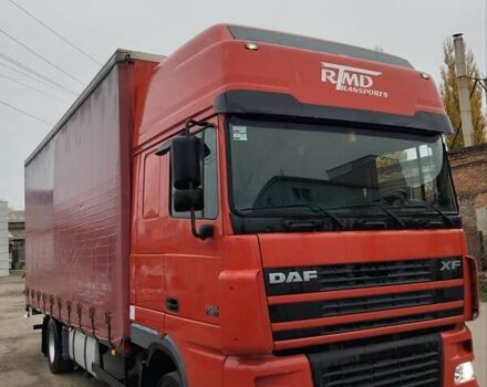 Красный Даф XF 95, объемом двигателя 12.58 л и пробегом 789 тыс. км за 18000 $, фото 1 на Automoto.ua