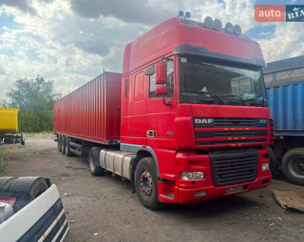 Красный Даф XF 95, объемом двигателя 0 л и пробегом 100 тыс. км за 12500 $, фото 1 на Automoto.ua