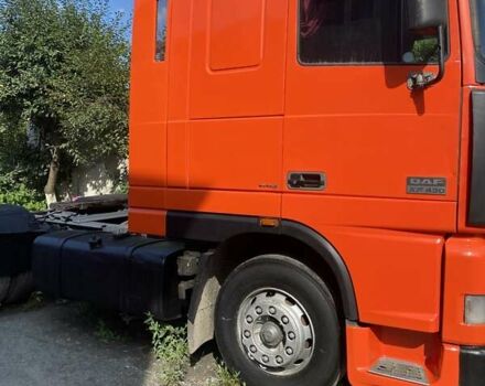 Красный Даф XF 95, объемом двигателя 12.6 л и пробегом 990 тыс. км за 6950 $, фото 5 на Automoto.ua