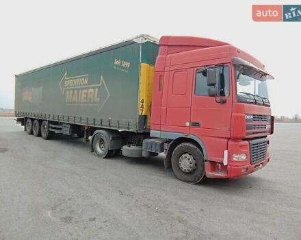 Красный Даф XF 95, объемом двигателя 12.58 л и пробегом 2 тыс. км за 10000 $, фото 7 на Automoto.ua