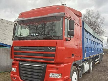 Даф XF 95 2004 в Сребного на Automoto.ua Красный Даф XF 95, объемом двигателя 12.58 л и пробегом 1 тыс. км за 16000 $, фото 1 на Automoto.ua