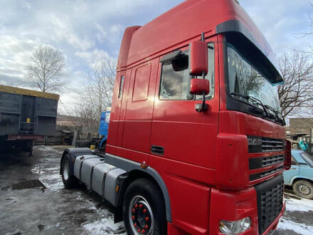 Красный Даф XF 95, объемом двигателя 12 л и пробегом 1 тыс. км за 11000 $, фото 1 на Automoto.ua