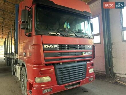 Даф XF 95 2005 в Ивано-Франковске на Automoto.ua Красный Даф XF 95, объемом двигателя 12.58 л и пробегом 980 тыс. км за 9000 $, фото 1 на Automoto.ua