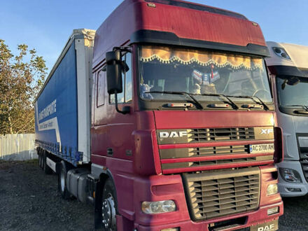 Красный Даф XF 95, объемом двигателя 12.58 л и пробегом 1 тыс. км за 10100 $, фото 1 на Automoto.ua