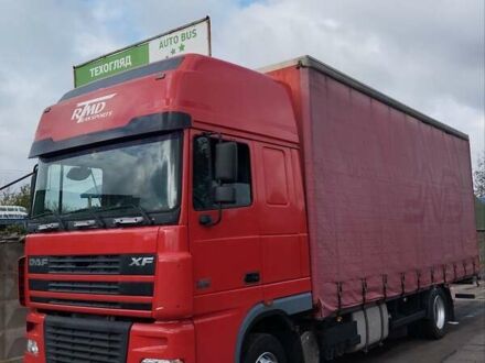 Красный Даф XF 95, объемом двигателя 12.58 л и пробегом 789 тыс. км за 18000 $, фото 1 на Automoto.ua