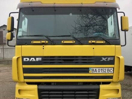 Даф XF 95 2005 в Кропивницком (Кировограде) на Automoto.ua Желтый Даф XF 95, объемом двигателя 12.58 л и пробегом 980 тыс. км за 17500 $, фото 1 на Automoto.ua