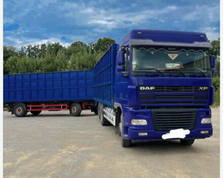 Синий Даф XF 95, объемом двигателя 12.58 л и пробегом 1 тыс. км за 25500 $, фото 2 на Automoto.ua