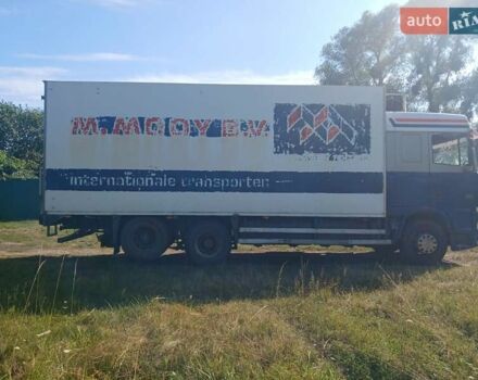 Синий Даф XF 95, объемом двигателя 12.6 л и пробегом 10 тыс. км за 16000 $, фото 1 на Automoto.ua