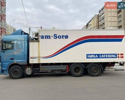 Синий Даф XF 95, объемом двигателя 12.58 л и пробегом 999 тыс. км за 12000 $, фото 2 на Automoto.ua