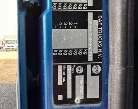 Синий Даф XF 95, объемом двигателя 0 л и пробегом 998 тыс. км за 8500 $, фото 17 на Automoto.ua