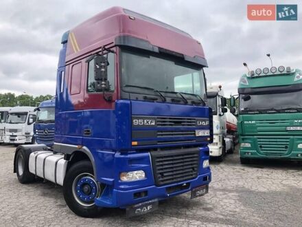 Синий Даф XF 95, объемом двигателя 12.9 л и пробегом 999 тыс. км за 8999 $, фото 1 на Automoto.ua