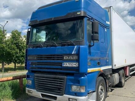 Даф XF 95 2003 в Киеве на Automoto.ua Синий Даф XF 95, объемом двигателя 12.58 л и пробегом 1 тыс. км за 5800 $, фото 1 на Automoto.ua