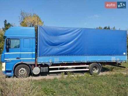 Синий Даф XF 95, объемом двигателя 12.58 л и пробегом 850 тыс. км за 22000 $, фото 1 на Automoto.ua