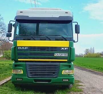 Даф XF 95 2004 в Золотоноше на Automoto.ua Зеленый Даф XF 95, объемом двигателя 12.58 л и пробегом 10 тыс. км за 23000 $, фото 1 на Automoto.ua