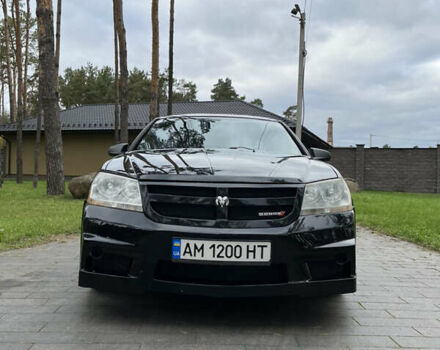 Черный Додж Авенджер, объемом двигателя 2.4 л и пробегом 254 тыс. км за 6500 $, фото 2 на Automoto.ua