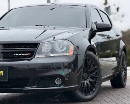 Черный Додж Авенджер, объемом двигателя 3.6 л и пробегом 180 тыс. км за 9300 $, фото 1 на Automoto.ua