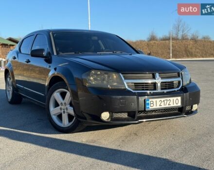 Черный Додж Авенджер, объемом двигателя 2.4 л и пробегом 71 тыс. км за 6950 $, фото 1 на Automoto.ua
