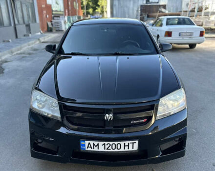 Черный Додж Авенджер, объемом двигателя 2.4 л и пробегом 254 тыс. км за 6300 $, фото 1 на Automoto.ua