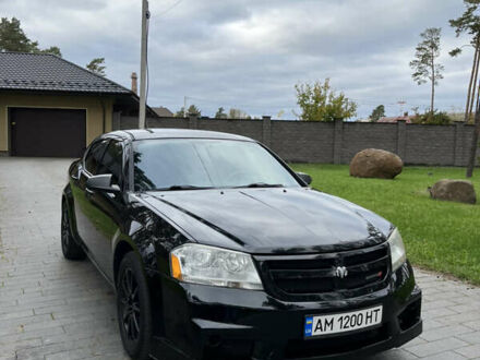 Черный Додж Авенджер, объемом двигателя 2.4 л и пробегом 254 тыс. км за 6500 $, фото 1 на Automoto.ua