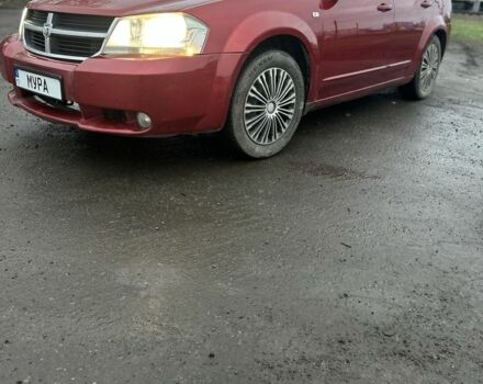 Красный Додж Авенджер, объемом двигателя 2.4 л и пробегом 262 тыс. км за 6000 $, фото 1 на Automoto.ua