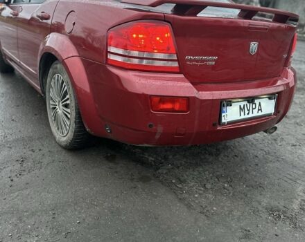 Красный Додж Авенджер, объемом двигателя 2.4 л и пробегом 262 тыс. км за 6000 $, фото 5 на Automoto.ua