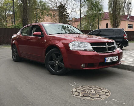 Красный Додж Авенджер, объемом двигателя 2.4 л и пробегом 255 тыс. км за 6700 $, фото 1 на Automoto.ua