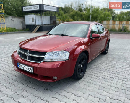 Красный Додж Авенджер, объемом двигателя 2.36 л и пробегом 180 тыс. км за 5500 $, фото 1 на Automoto.ua