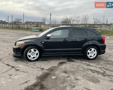 Черный Додж Калибер, объемом двигателя 2 л и пробегом 160 тыс. км за 7300 $, фото 1 на Automoto.ua